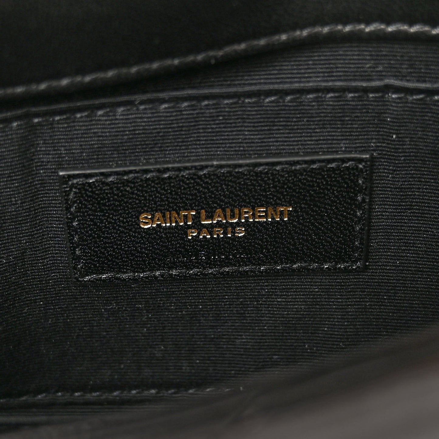 Lambskin Patchwork Monogram Jamie Chain Wallet Black