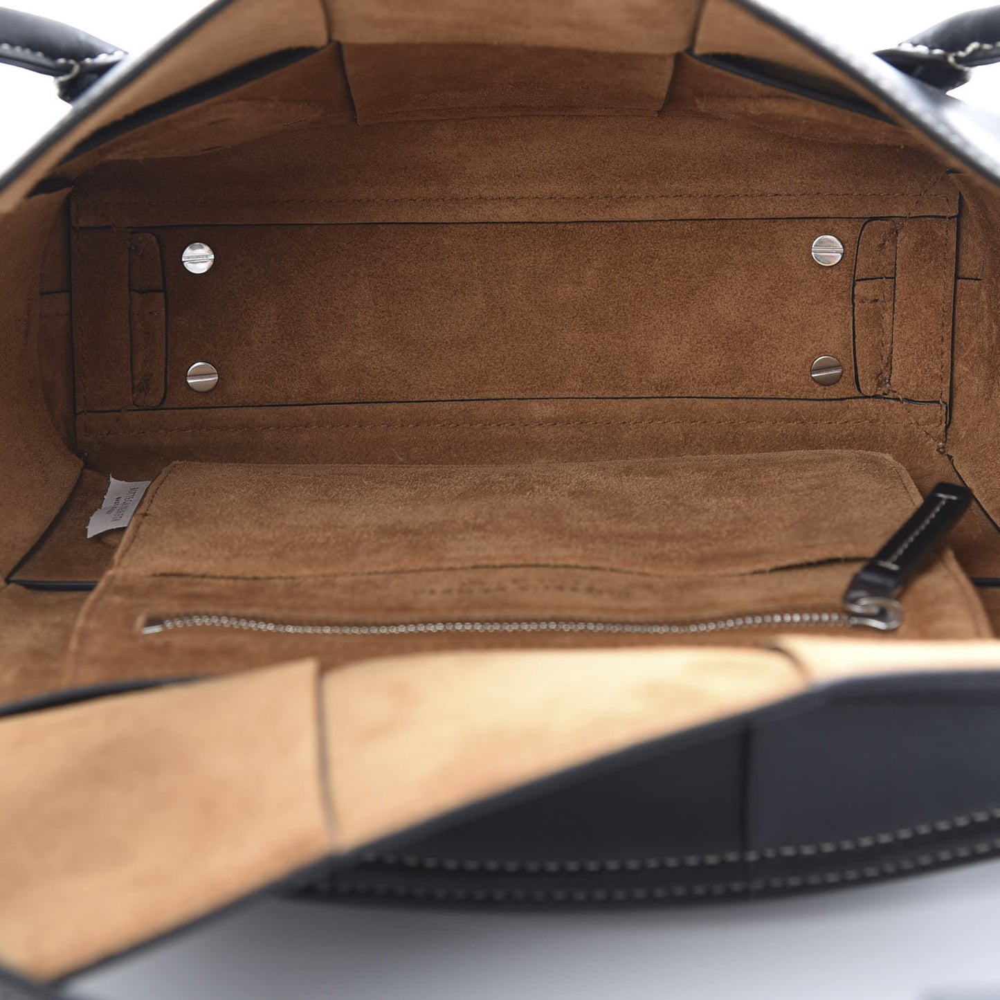 French Calfskin Maxi Intrecciato Small Arco Black
