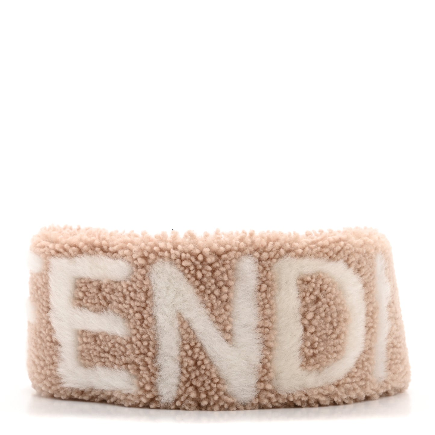 Shearling Vitello Grace Nastro Logo Strap You Plaster Ice