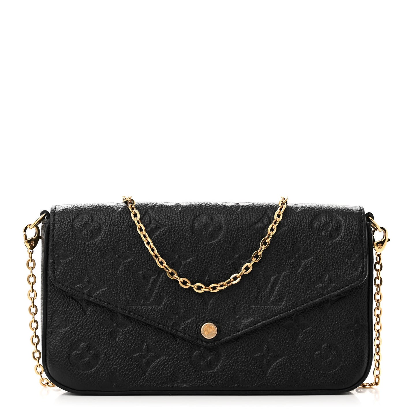 Empreinte Pochette Felicie Chain Wallet Black