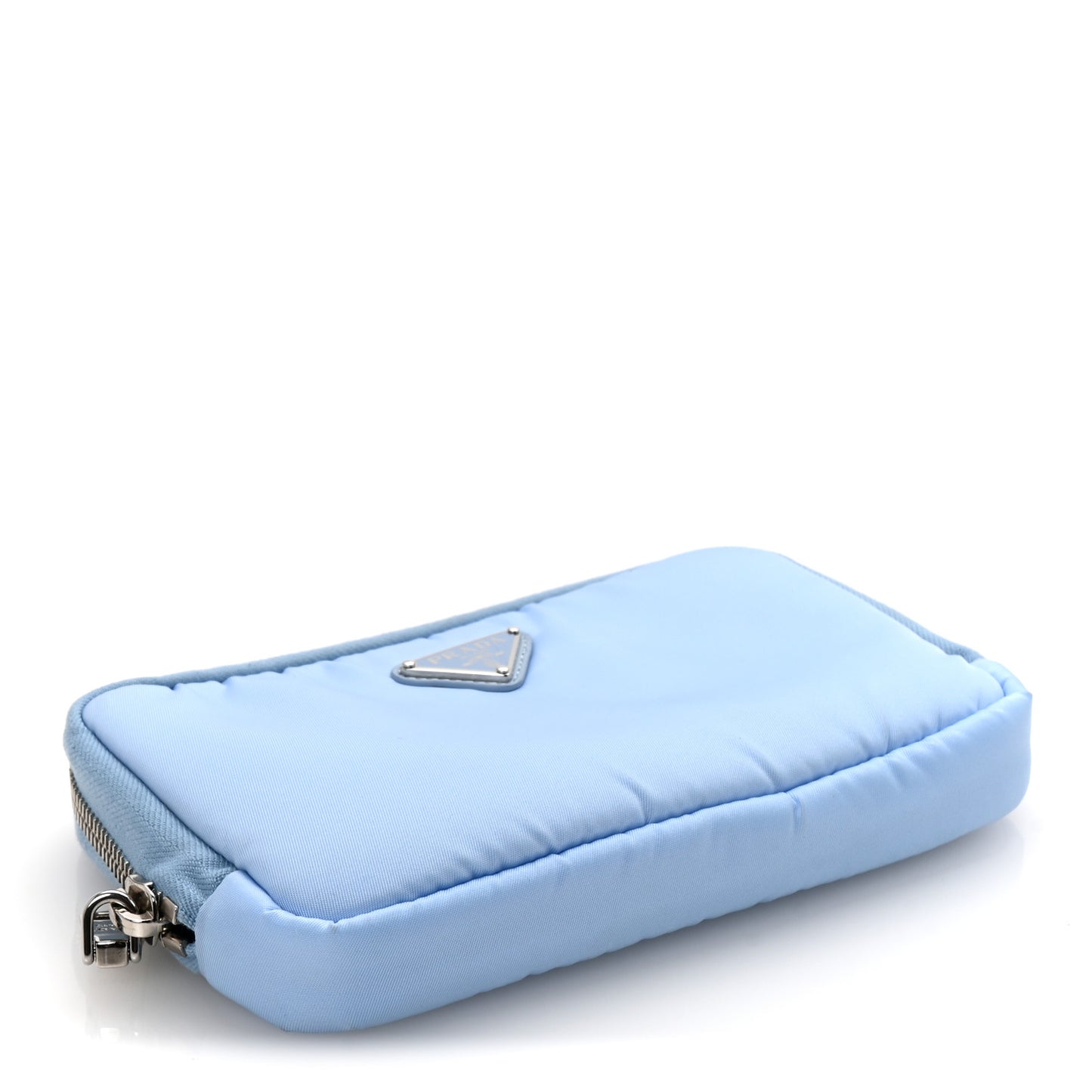 Nylon Vela Cosmetic Pouch Celeste