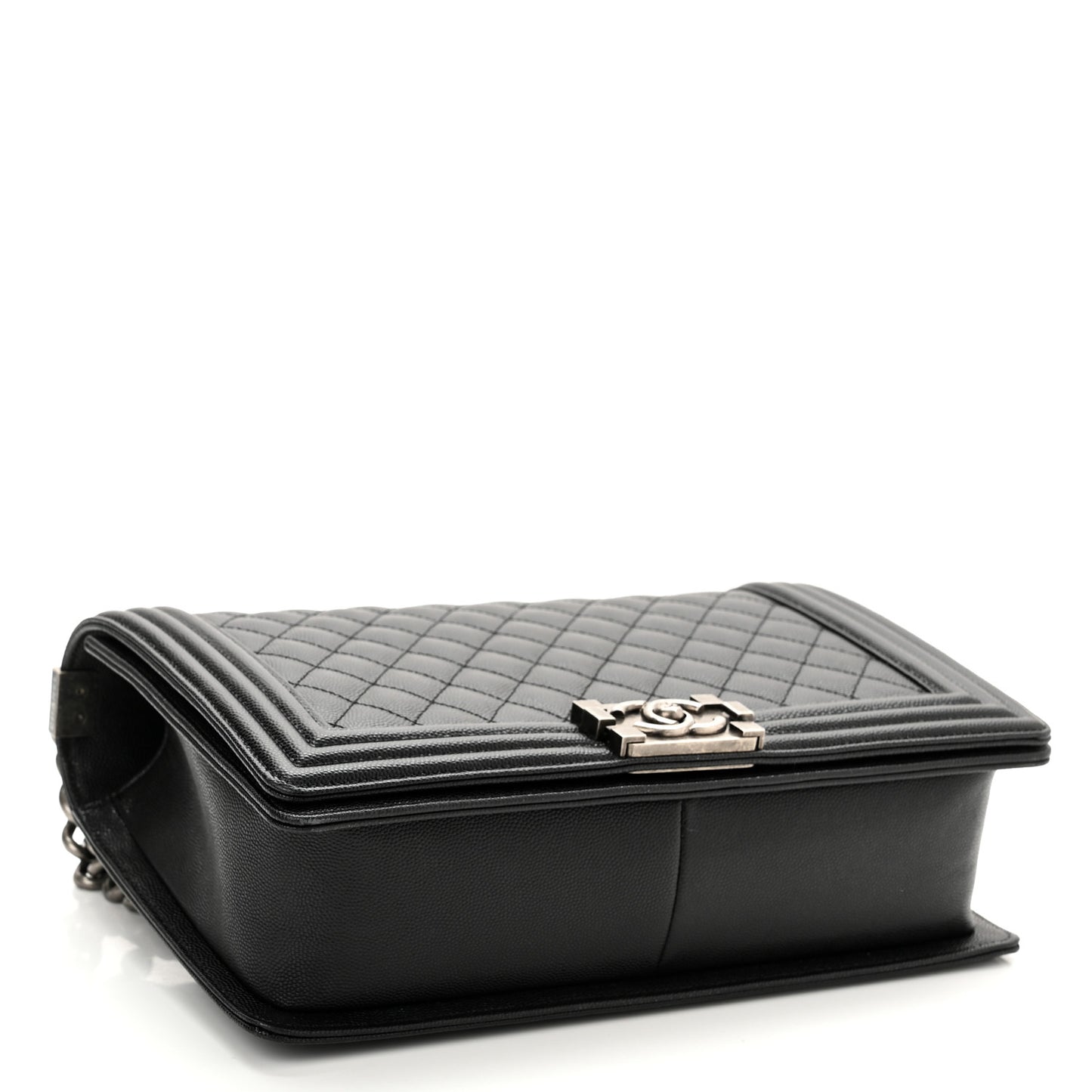 Caviar Quilted New Medium Boy Flap Black