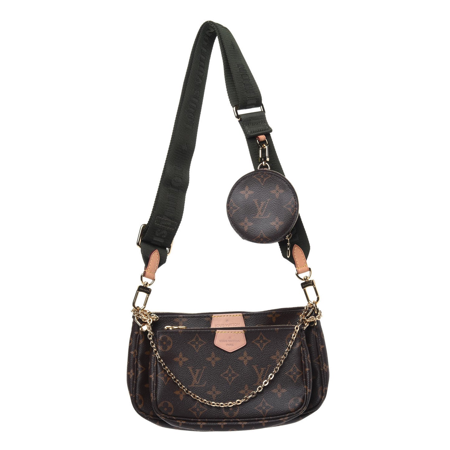 Monogram Multi Pochette Accessories Kaki