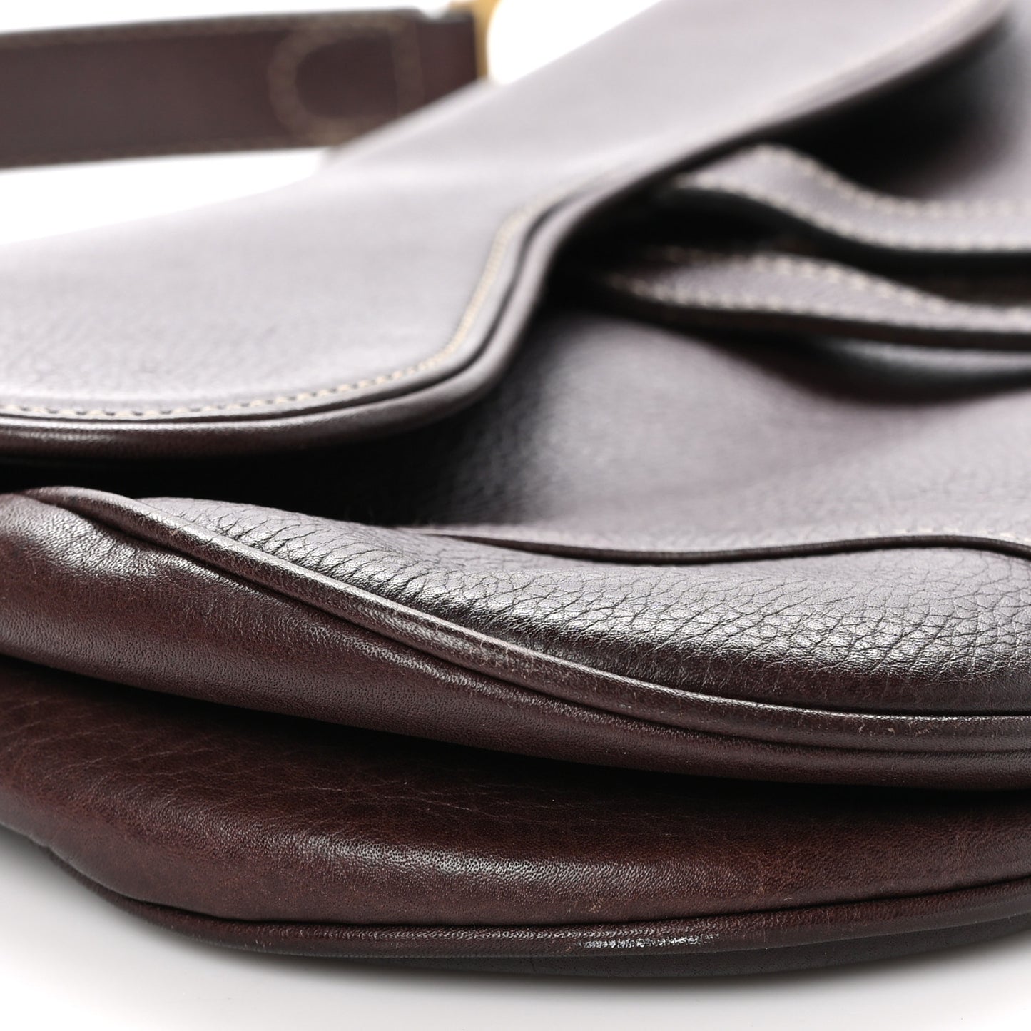 Calfskin Saddle Bag Brown