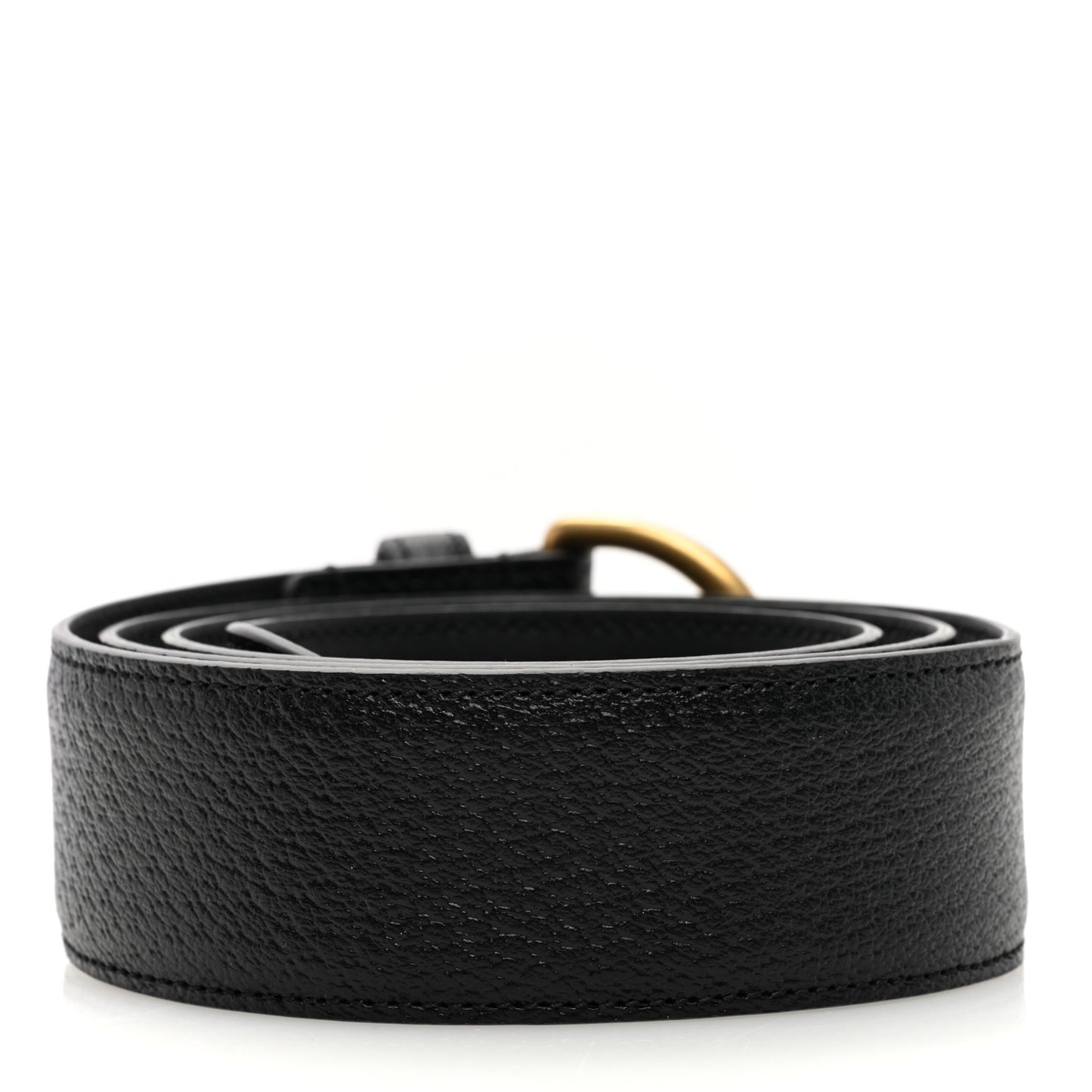 Textured Dollar Calfskin 40mm Belt 95 38 Black
