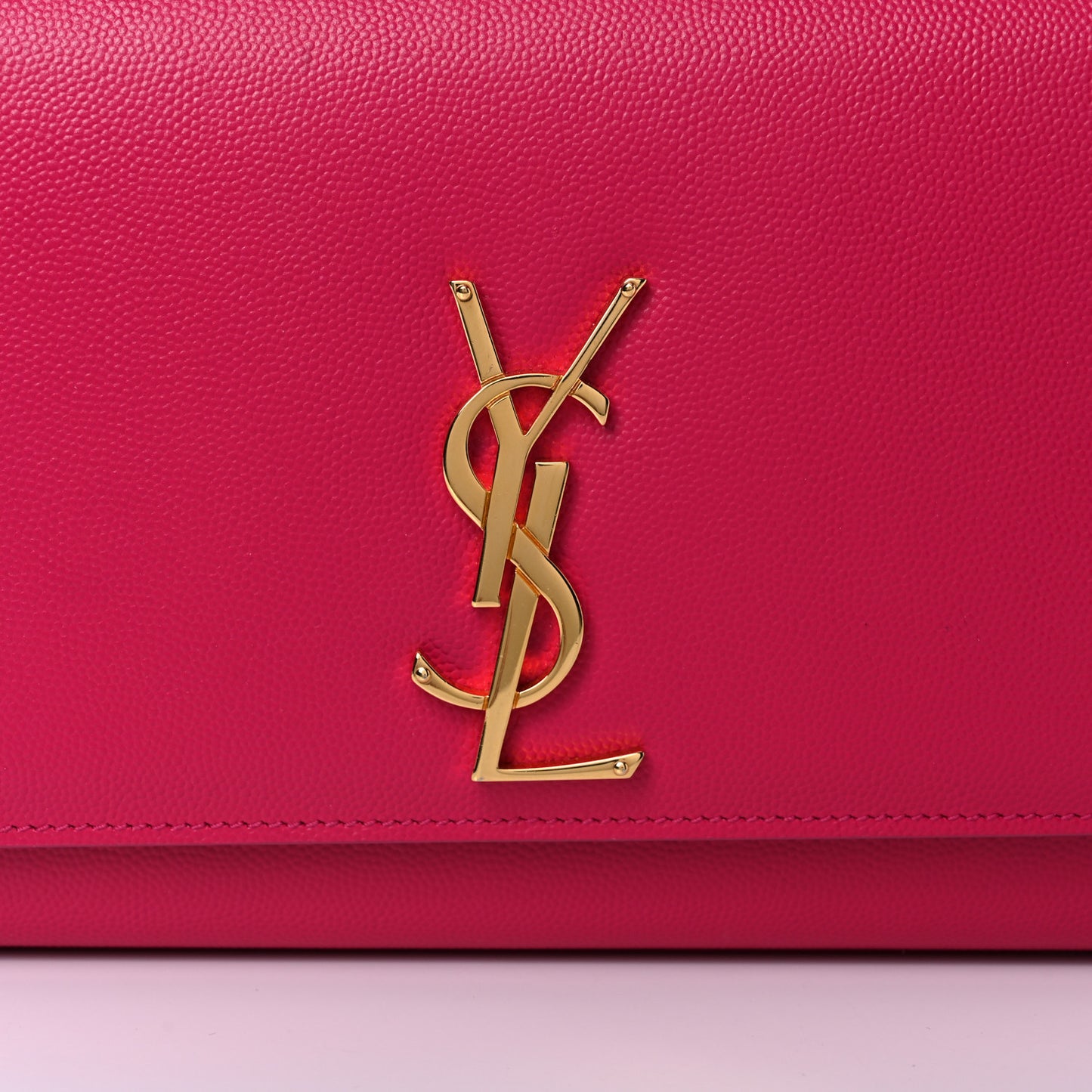 Grain De Poudre Medium Monogram Kate Satchel Lipstick Fuchsia