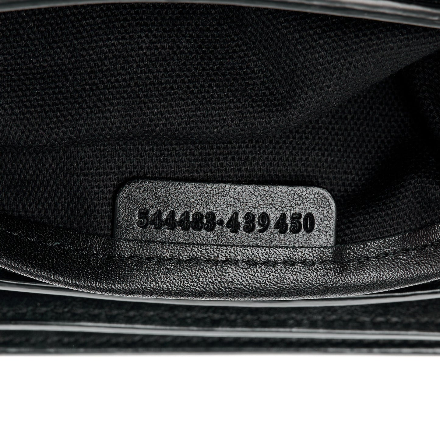Calfskin Medium Twin Skull Chain Crossbody Black