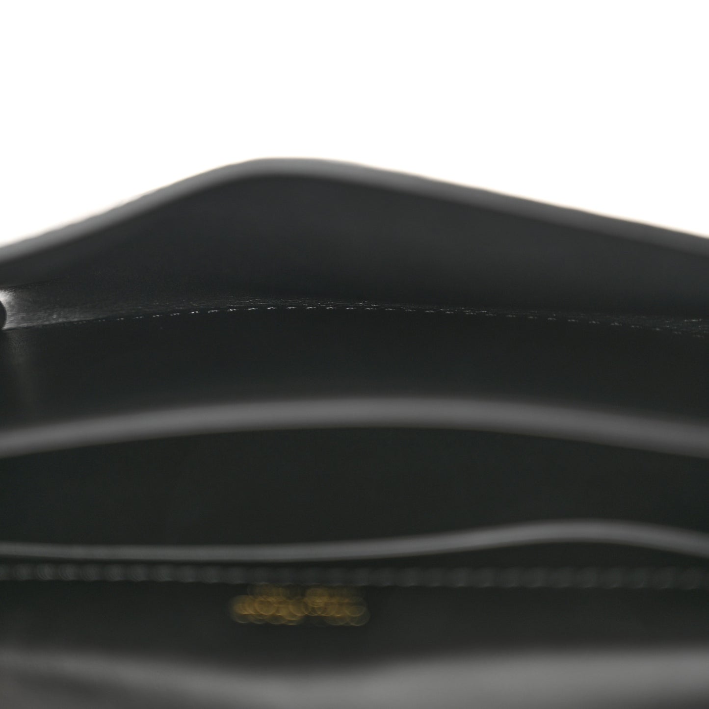 Calfskin Crocodile Embossed Mini Whitney Shoulder Bag Black