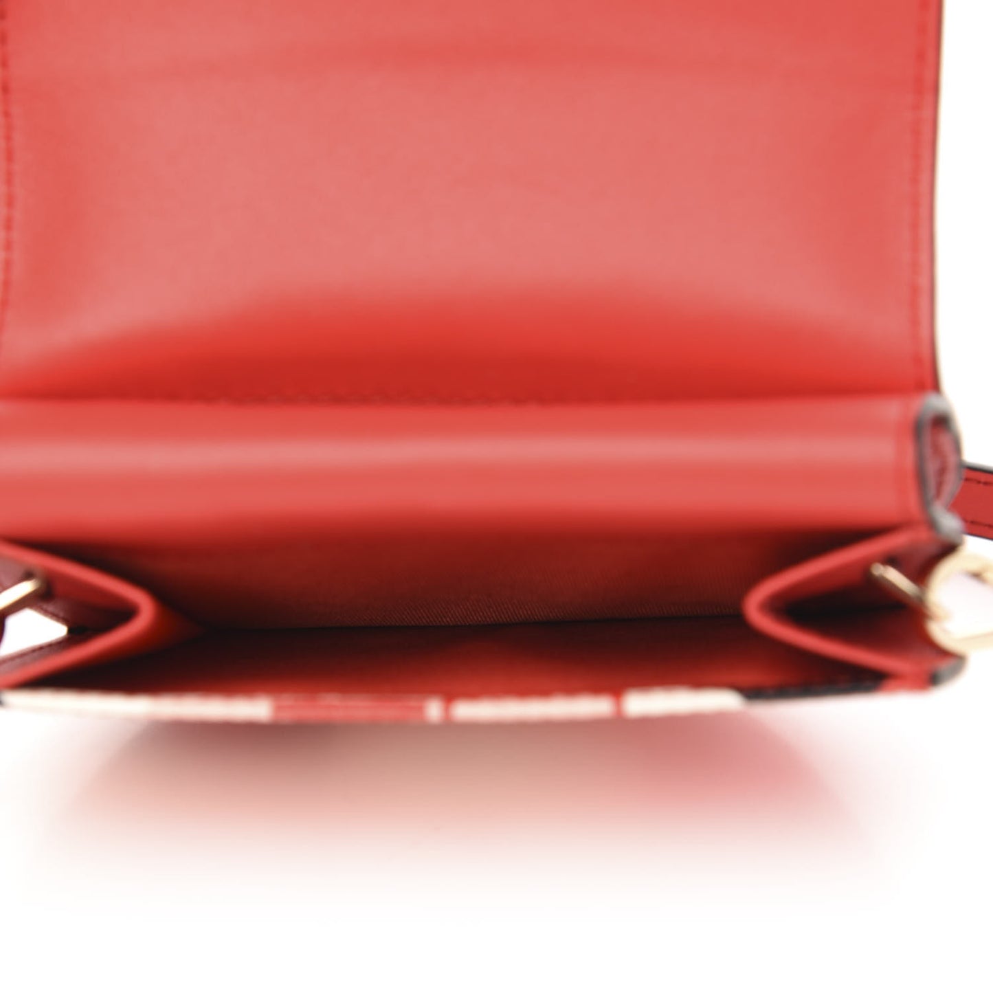 Calfskin Cubic Valentine Crossbody Wallet Multicolor