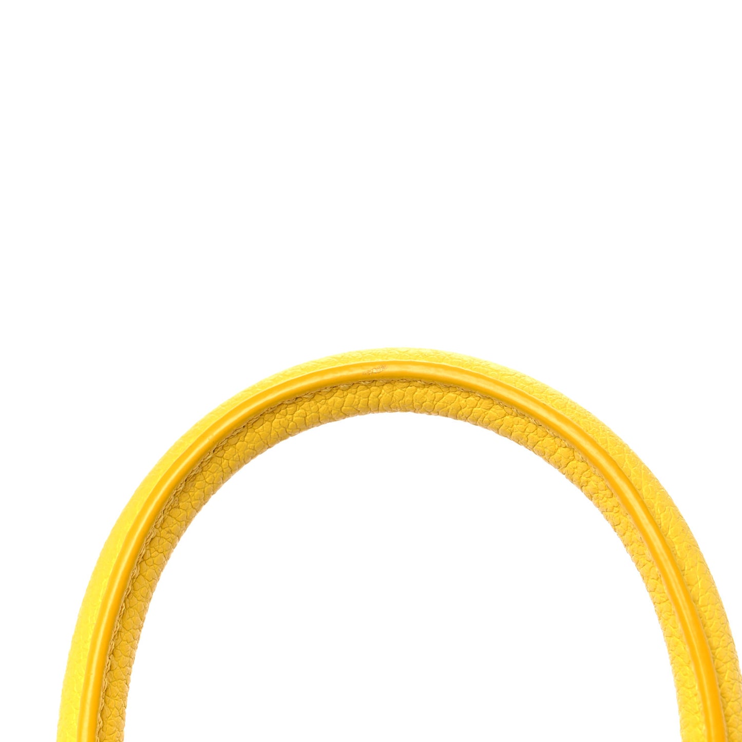 Grained Calfskin Nano Sac De Jour Jaune