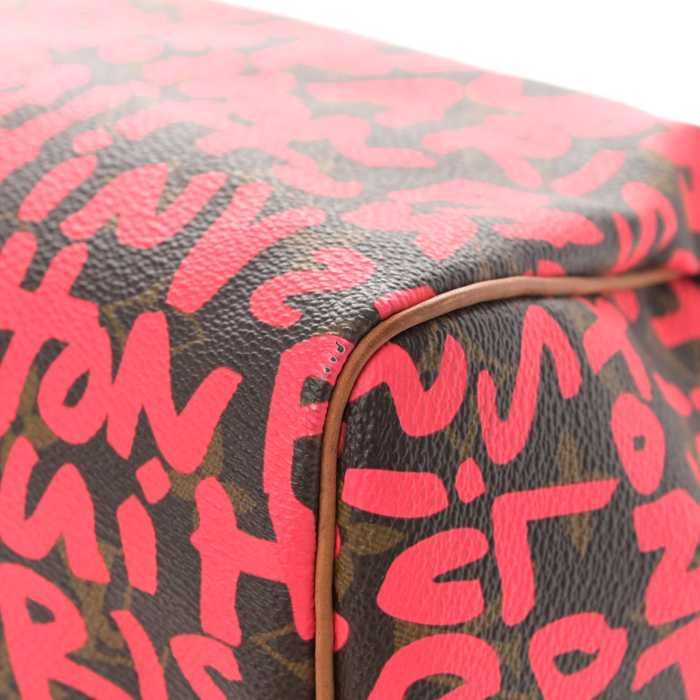 Monogram Graffiti Speedy 30 Fuchsia