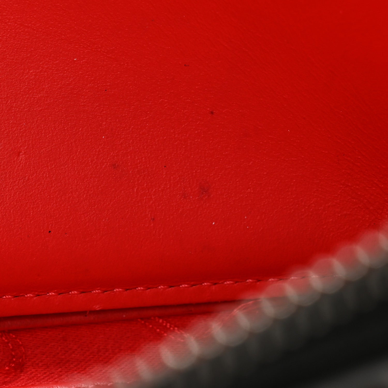 Christian Louboutin Calfskin Panettone Spiked Zip Around Wallet Black 8 of 13