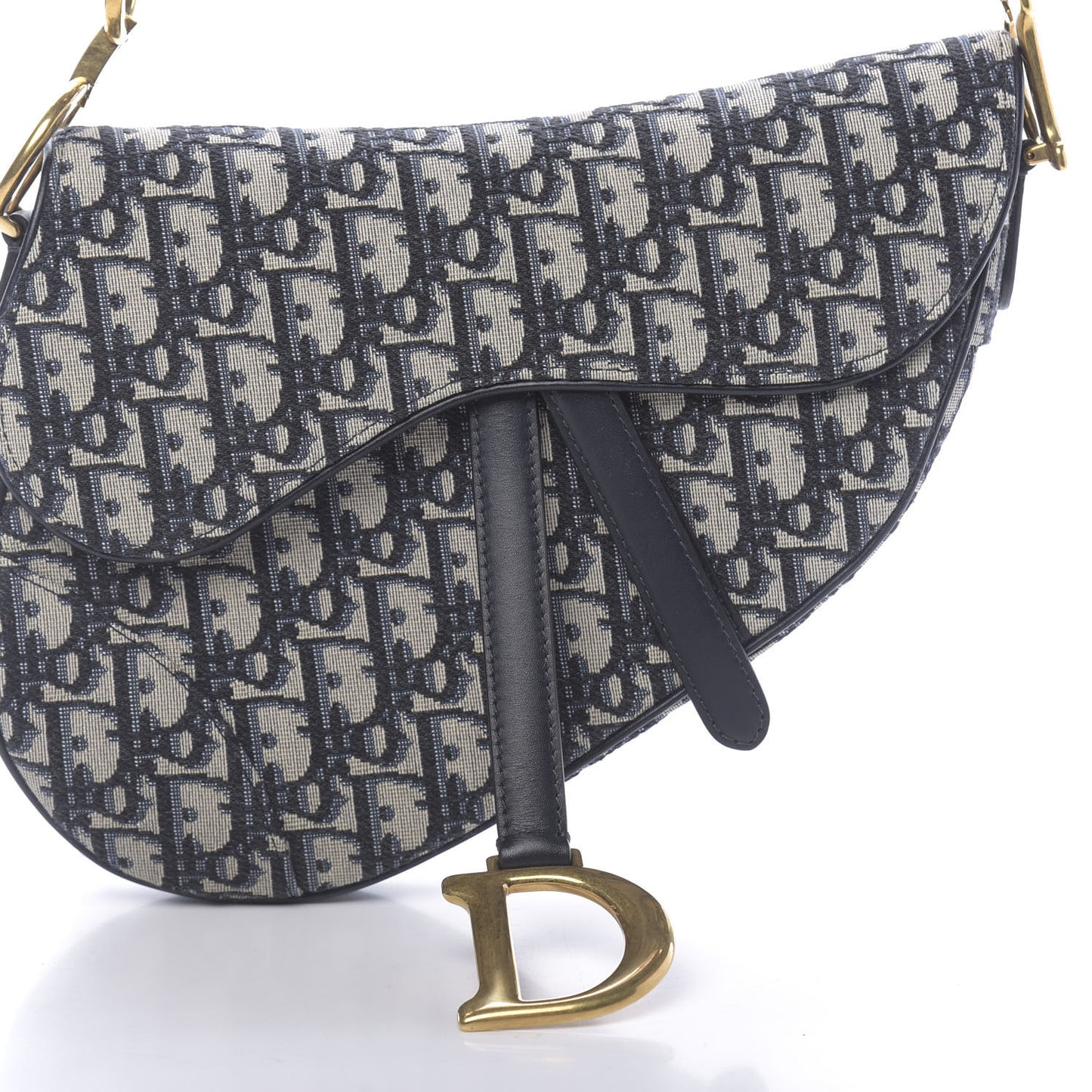 Oblique Saddle Bag Blue
