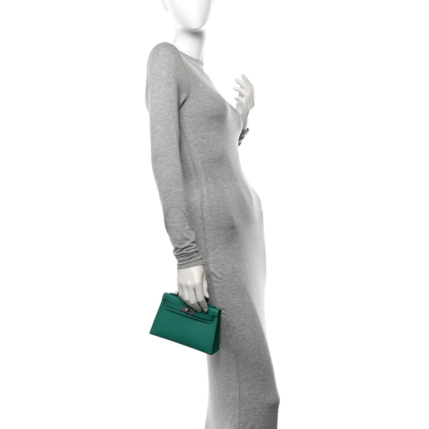 Epsom Mini Kelly Sellier 20 Vert Jade Bleu Paradis Bleu Saphir