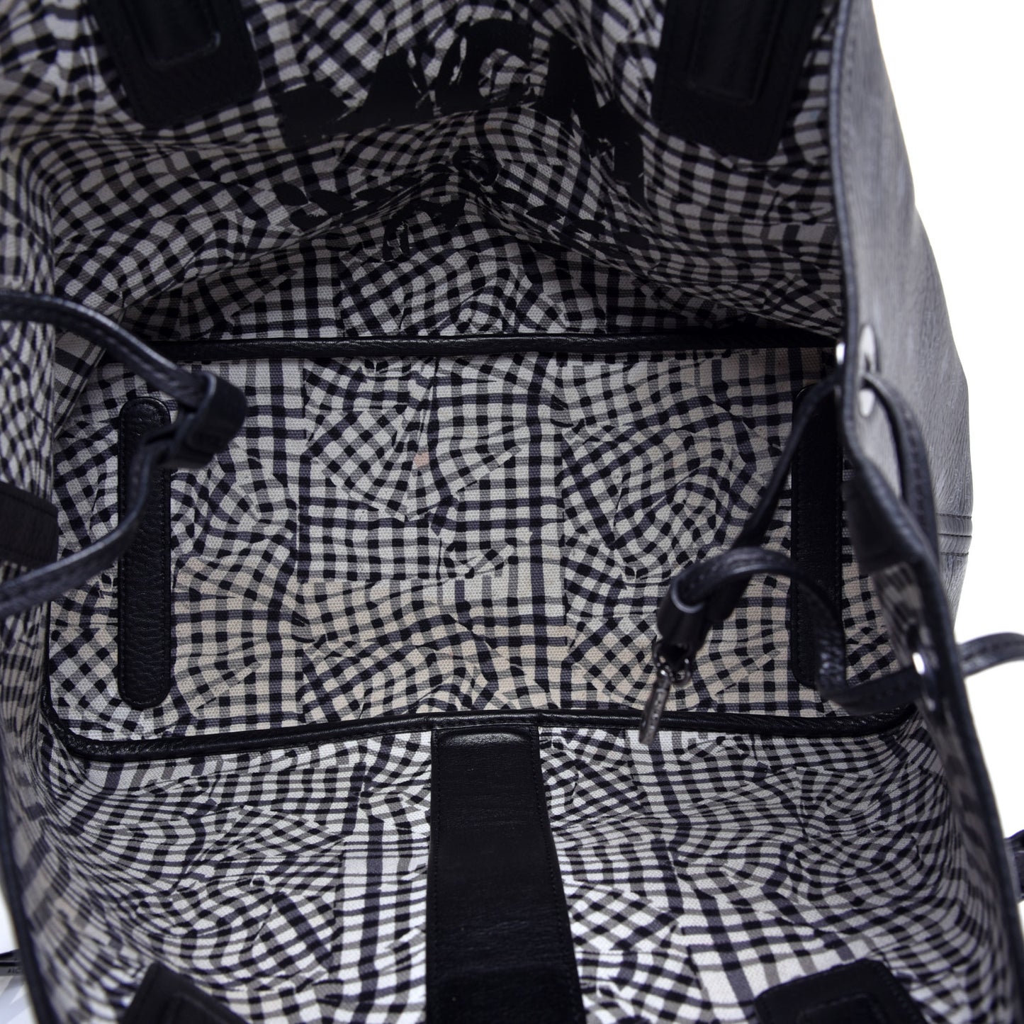 Visetos Medium Liz Reversible Shopper Tote Black