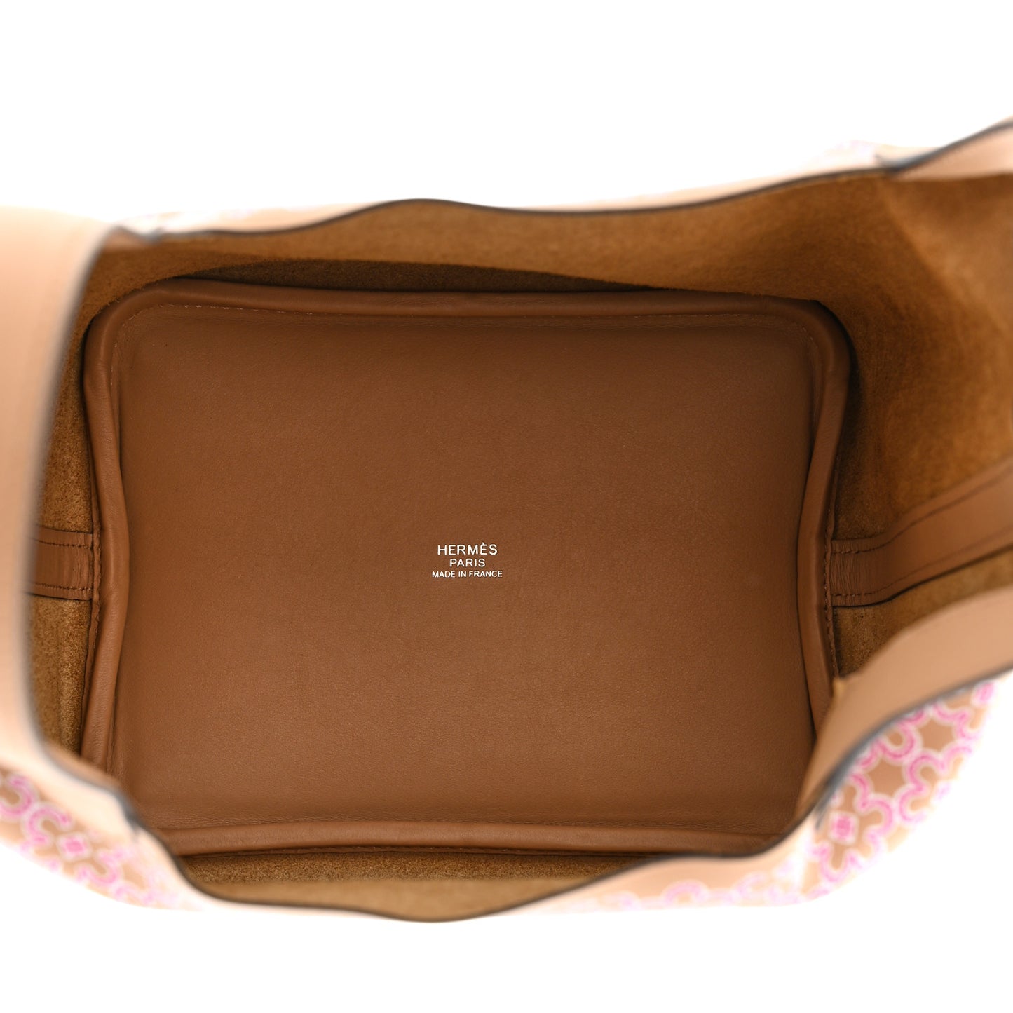 Swift Lucky Daisy Picotin Lock 18 PM Chai Rose White