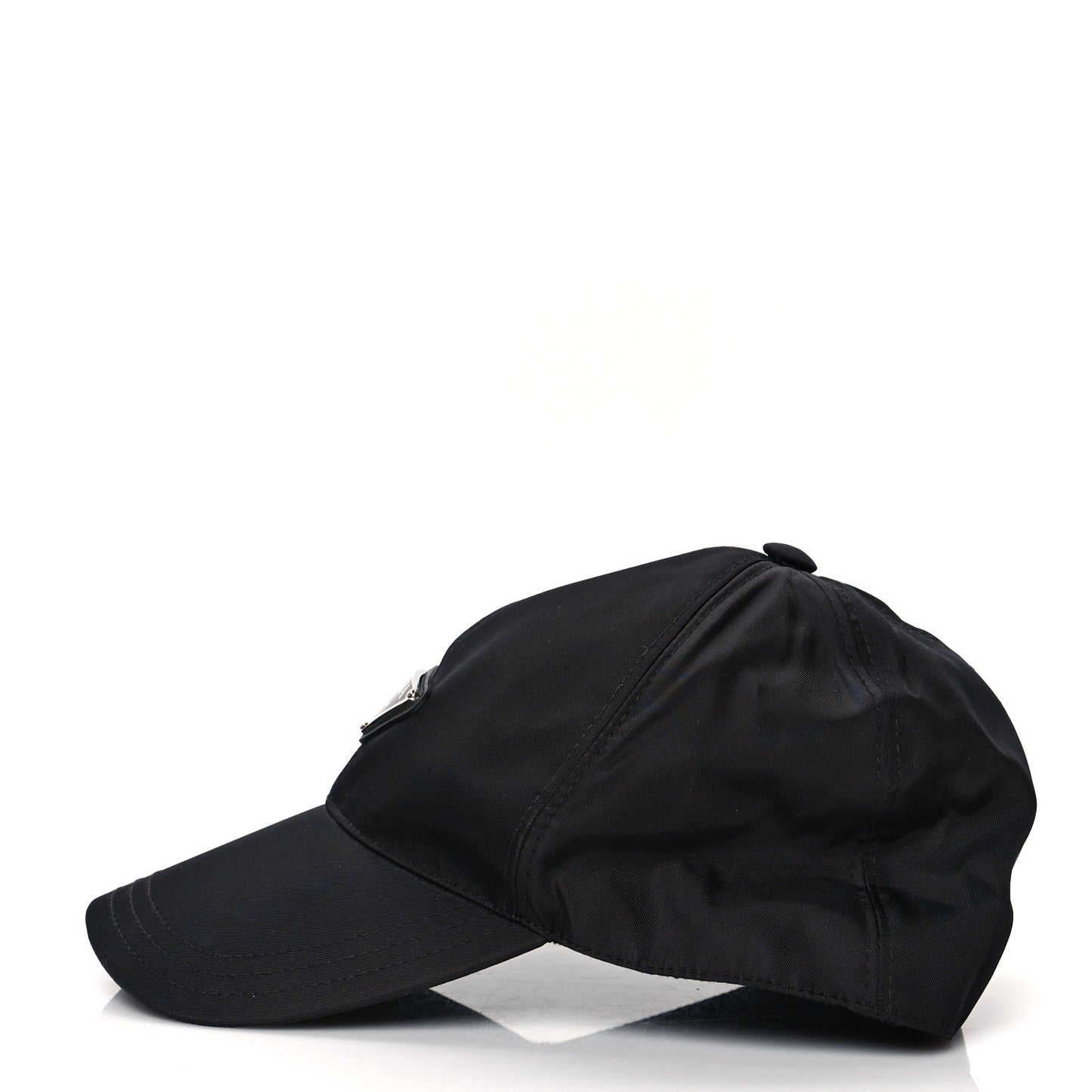 Tessuto Nylon Logo Baseball Cap M Black