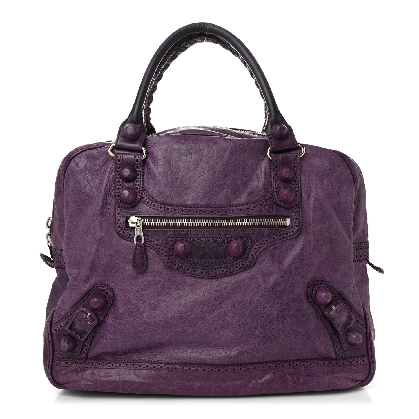 Agneau Giant Brogues Hardware Office Tote Murier
