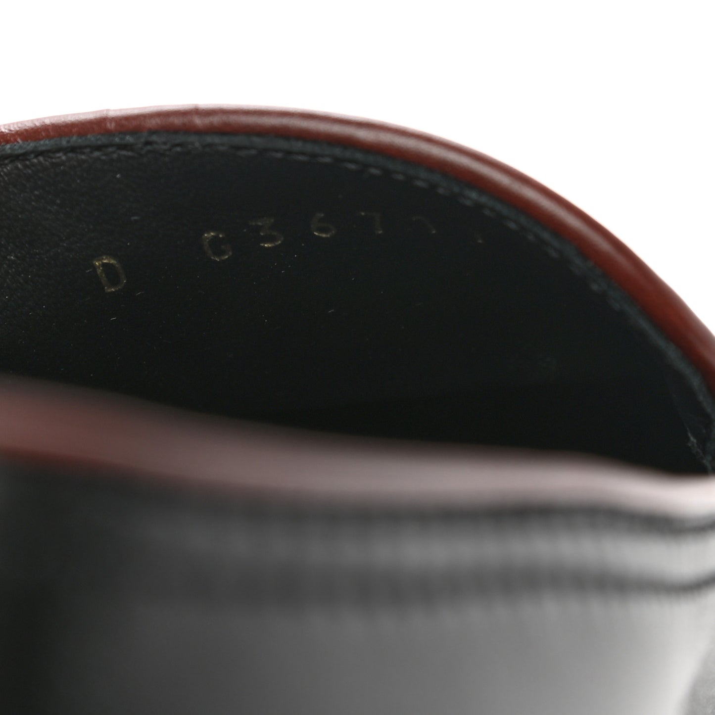 Calfskin CC Mocassin Loafers 38 Brown Black