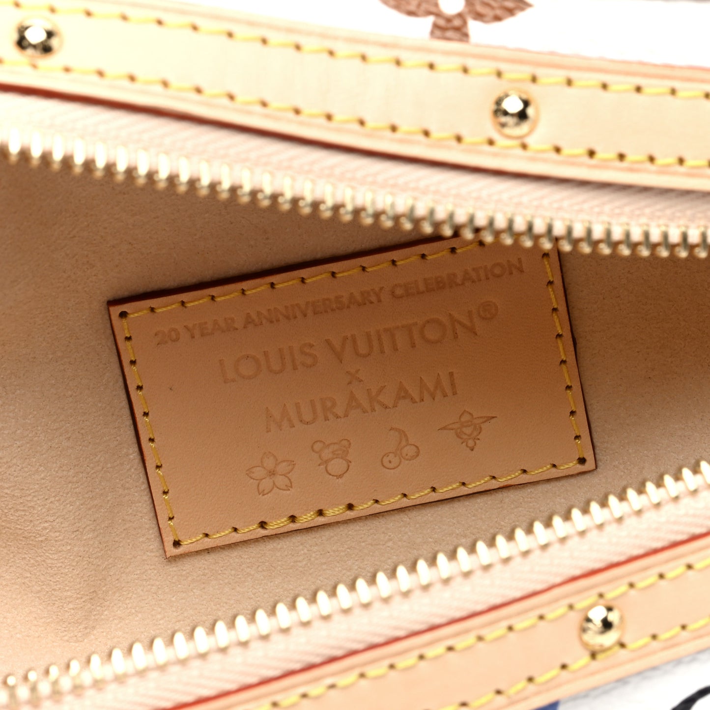 LV X TM Monogram Multicolor High Rise Bumbag White