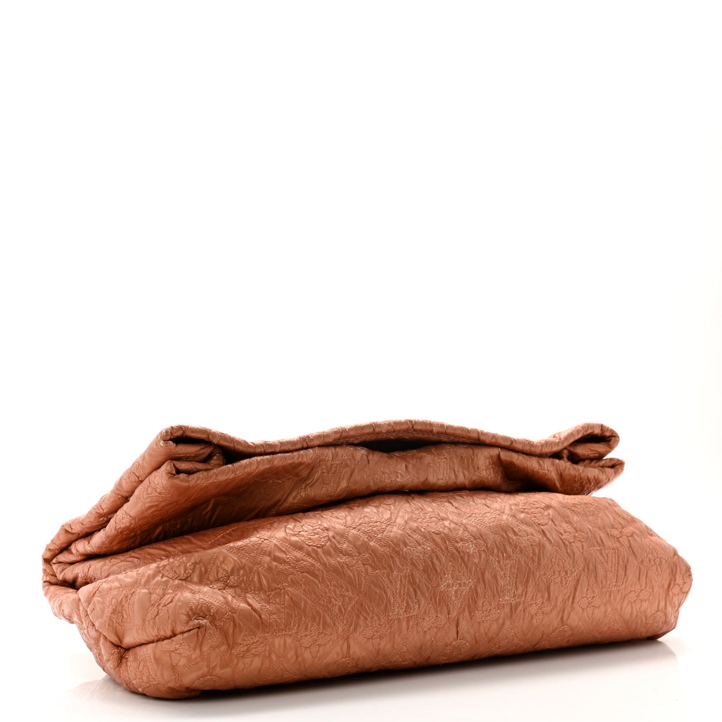 Jacquard Quilted Monogram Limelight Clutch GM Rose Gold