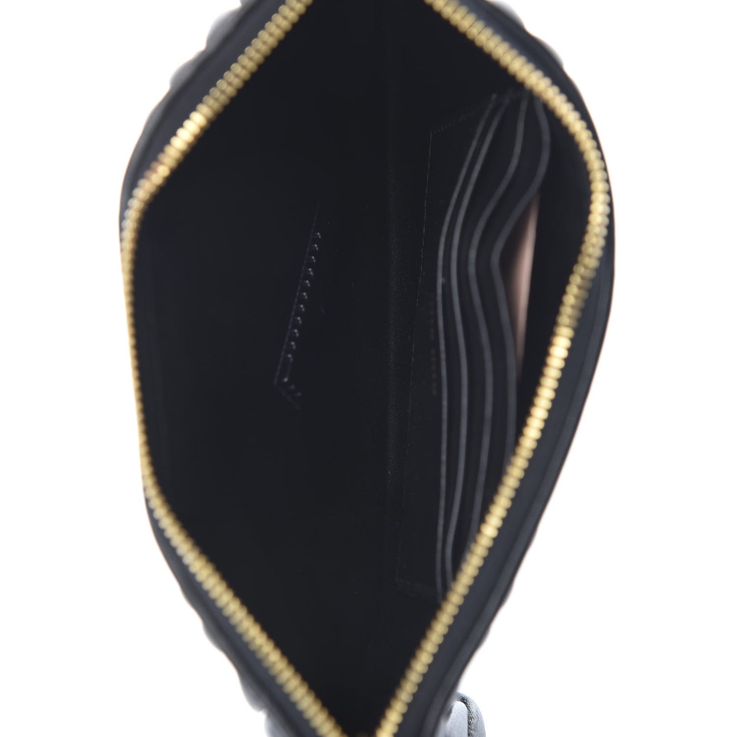 Nappa Matelasse Lux Pouch Nero Black