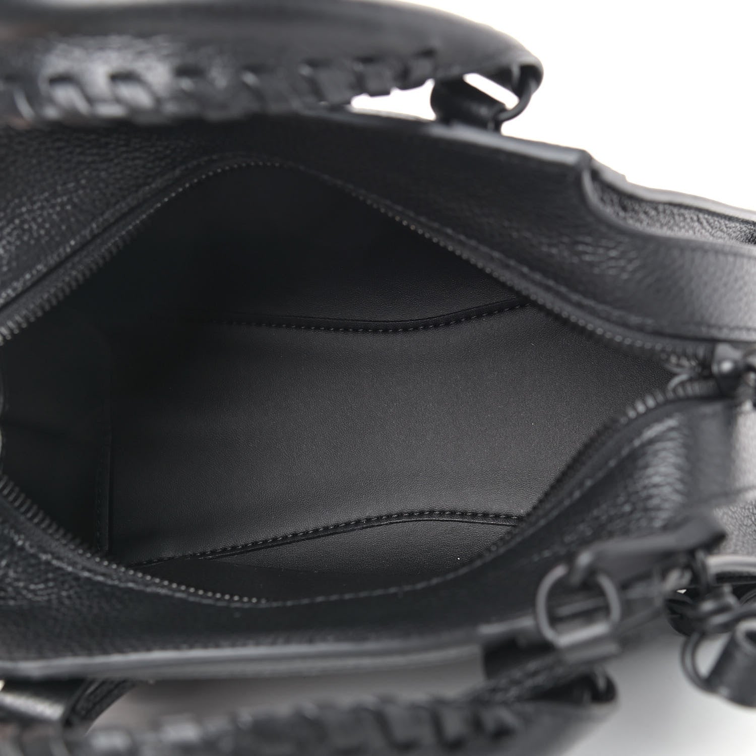 Balenciaga Grained Calfskin Neo Classic Black Hardware Mini City Black 5 of 7
