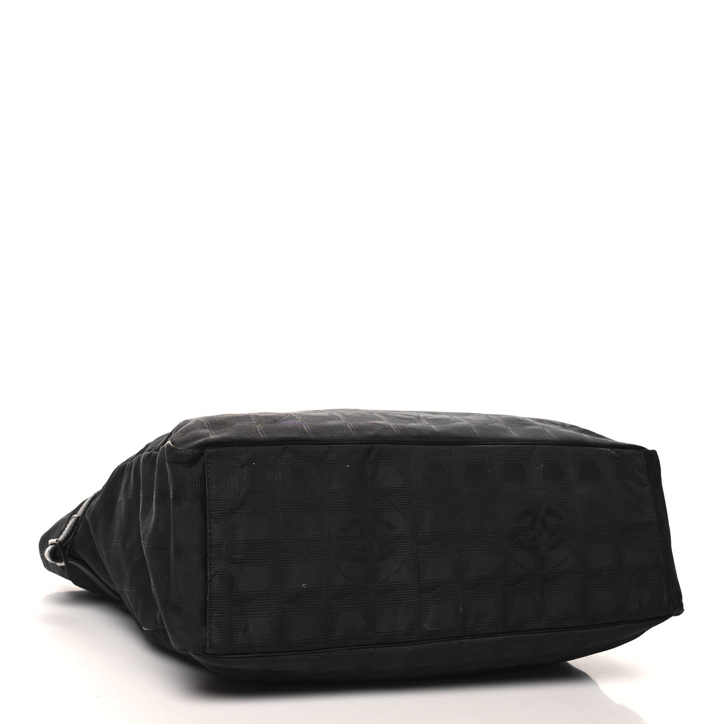 Nylon Medium Travel Tote Black