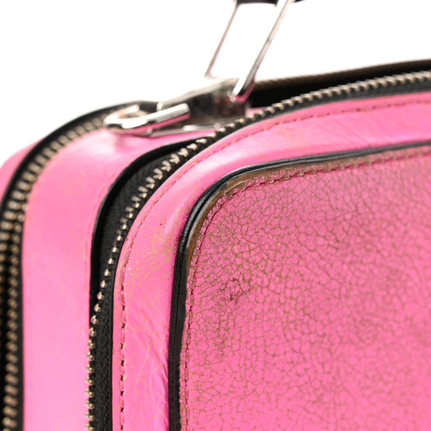 Calfskin Mini The Box Bag Pink