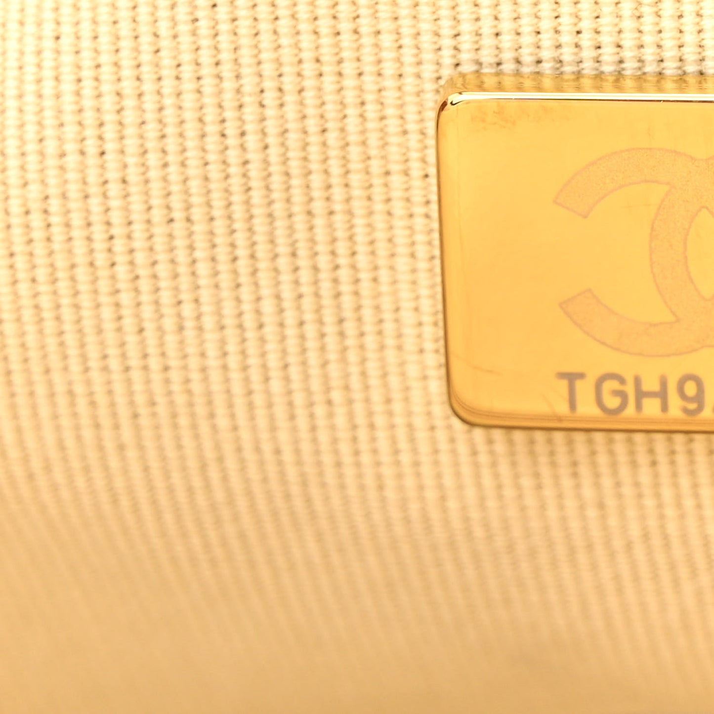 Lambskin Quilted Large Chanel 19 Flap Beige