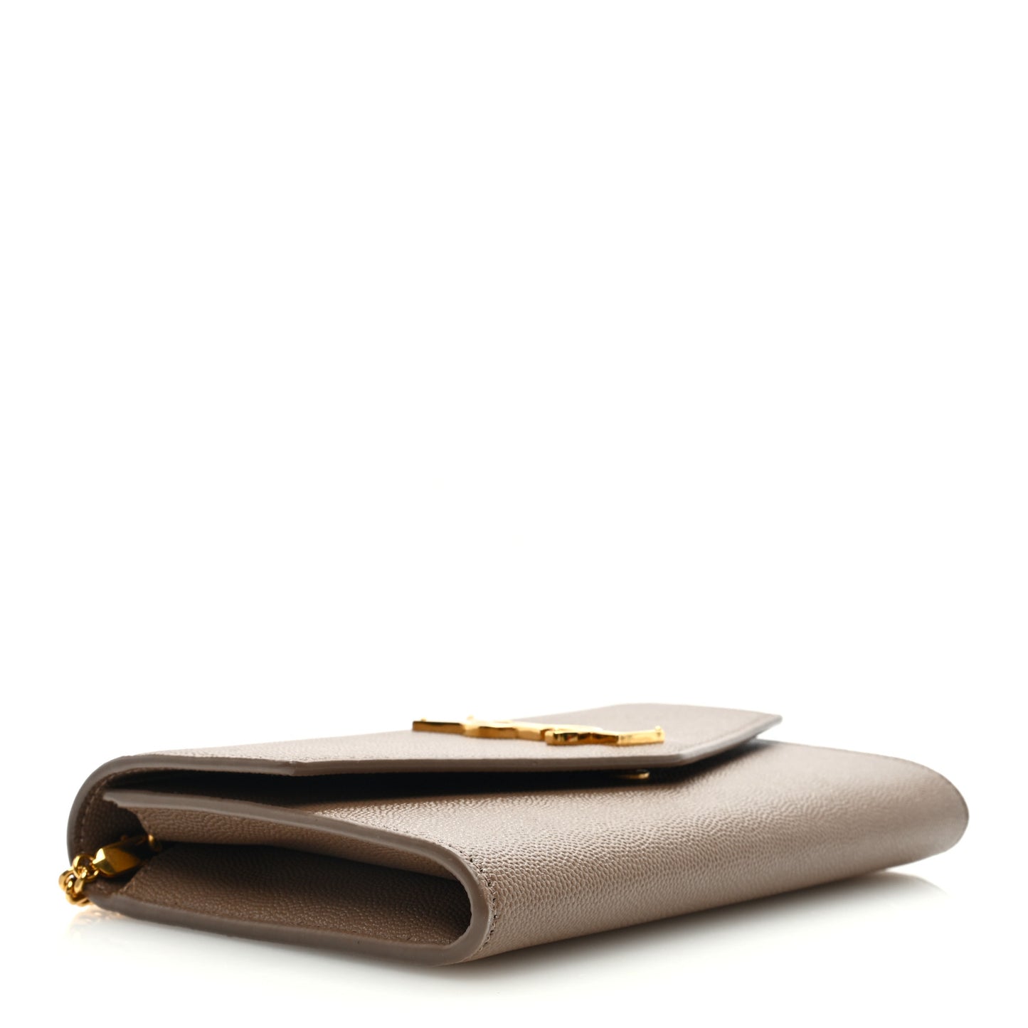 Grain De Poudre Monogram Uptown Chain Wallet Taupe