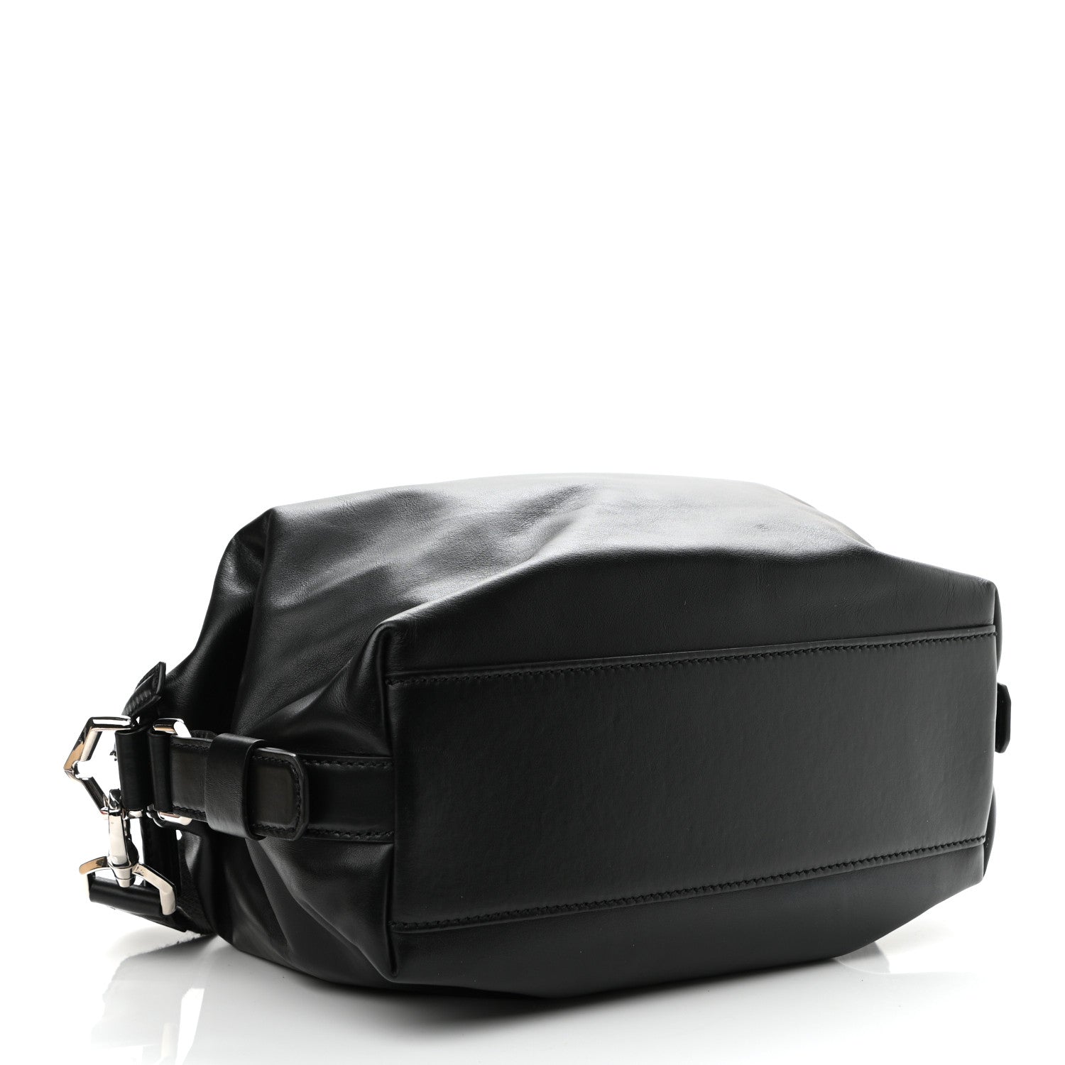 Givenchy Waxed Calfskin Small Nightingale Logo Strap Black 4 of 10