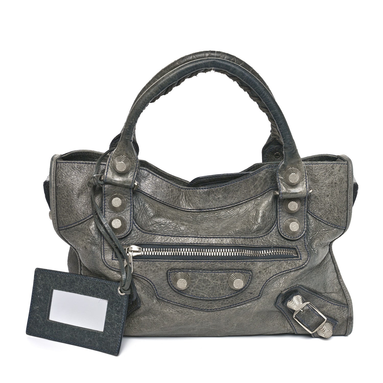 Balenciaga Agneau Giant 21 Silver Hardware City Anthracite 1574807