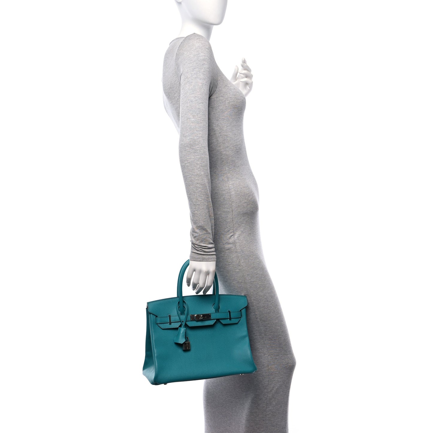 Epsom Birkin 30 Bleu Paon