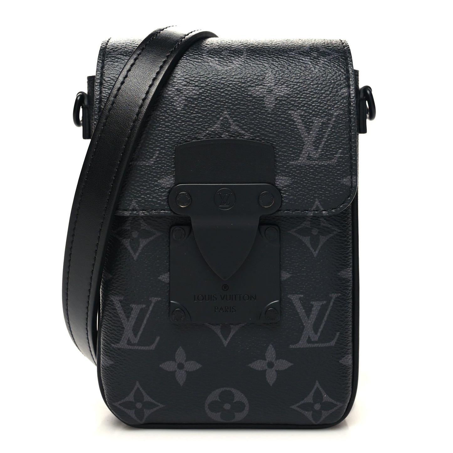 Taurillon Monogram S Lock Wearable Wallet Black