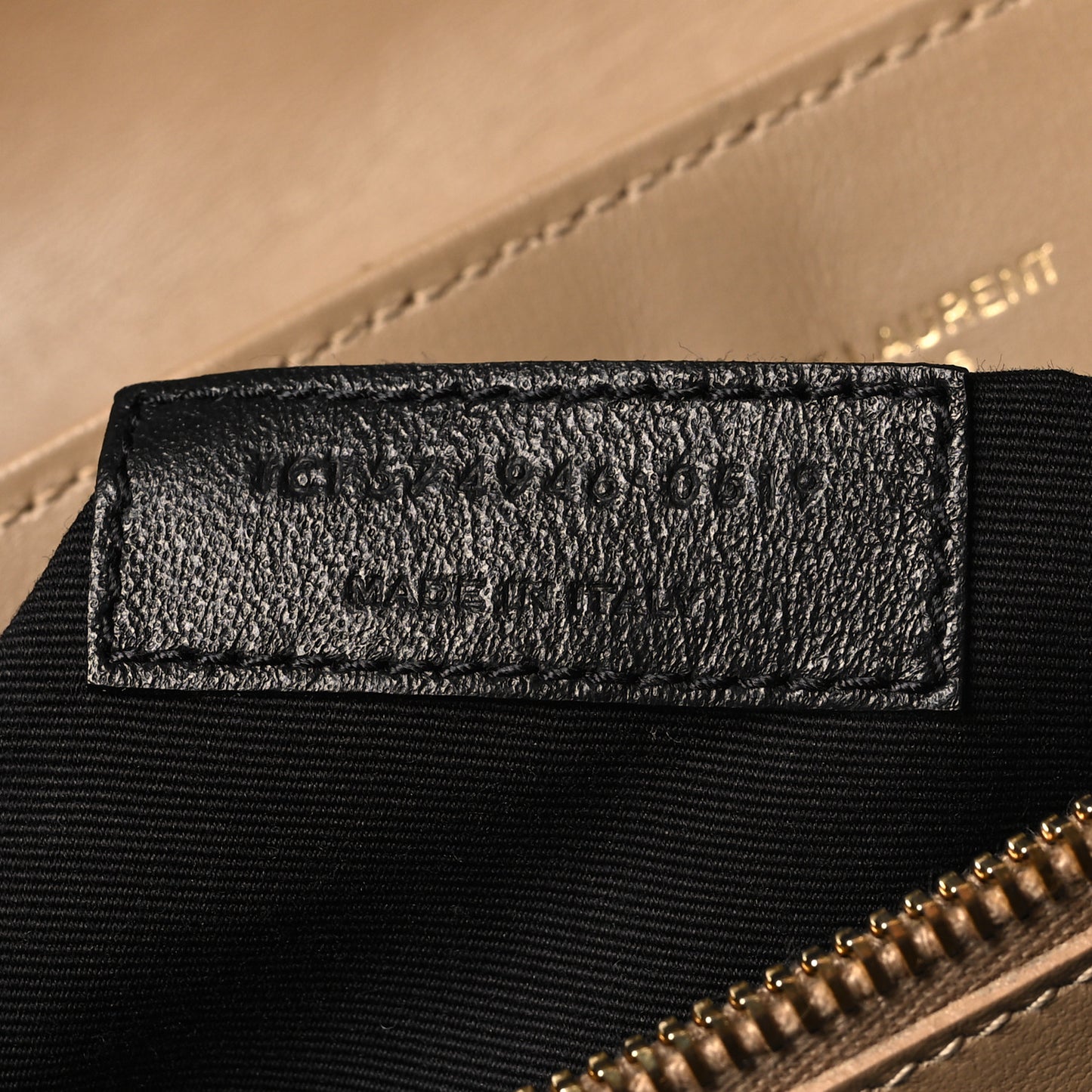 Calfskin Y Quilted Monogram Medium Loulou Chain Satchel Dark Latte