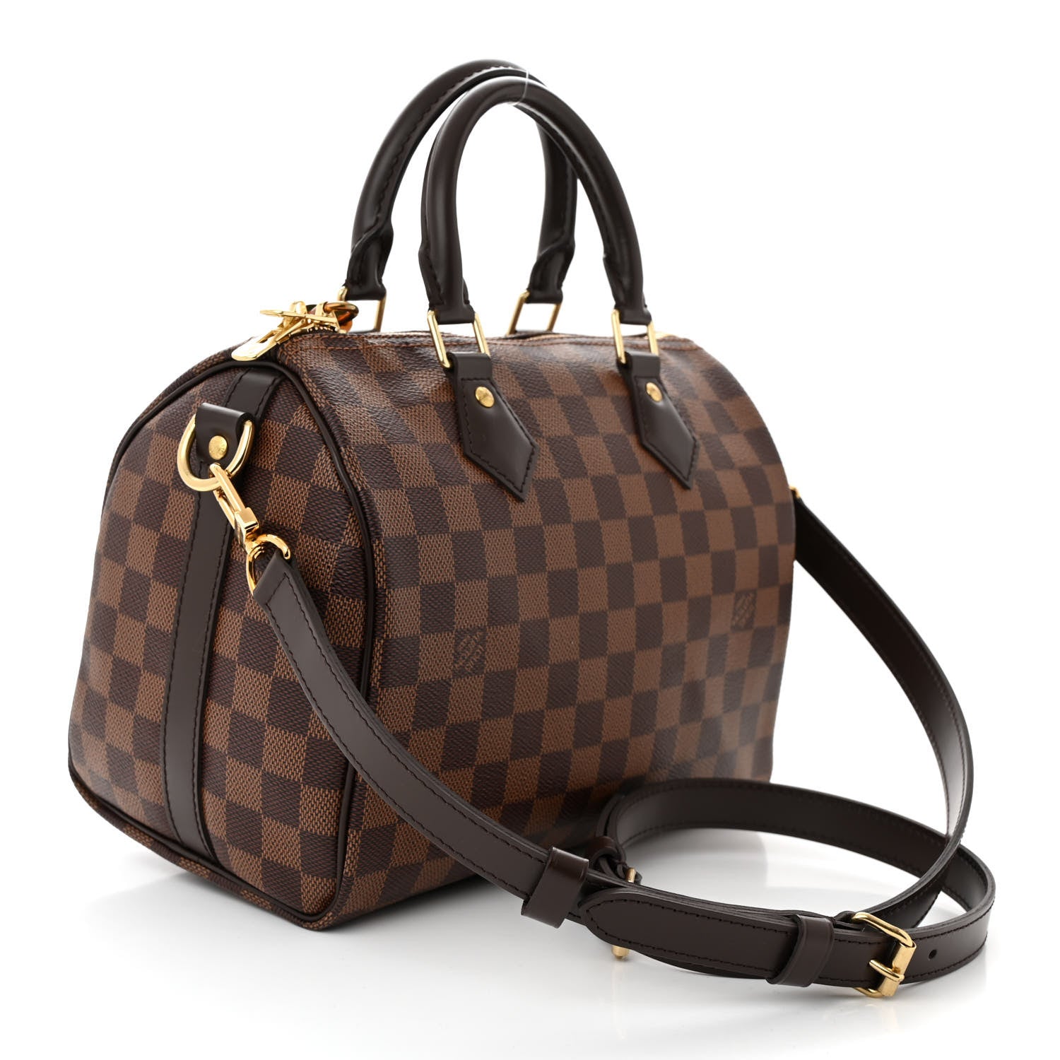 Louis Vuitton Damier Ebene Speedy Bandouliere 25 3 of 10