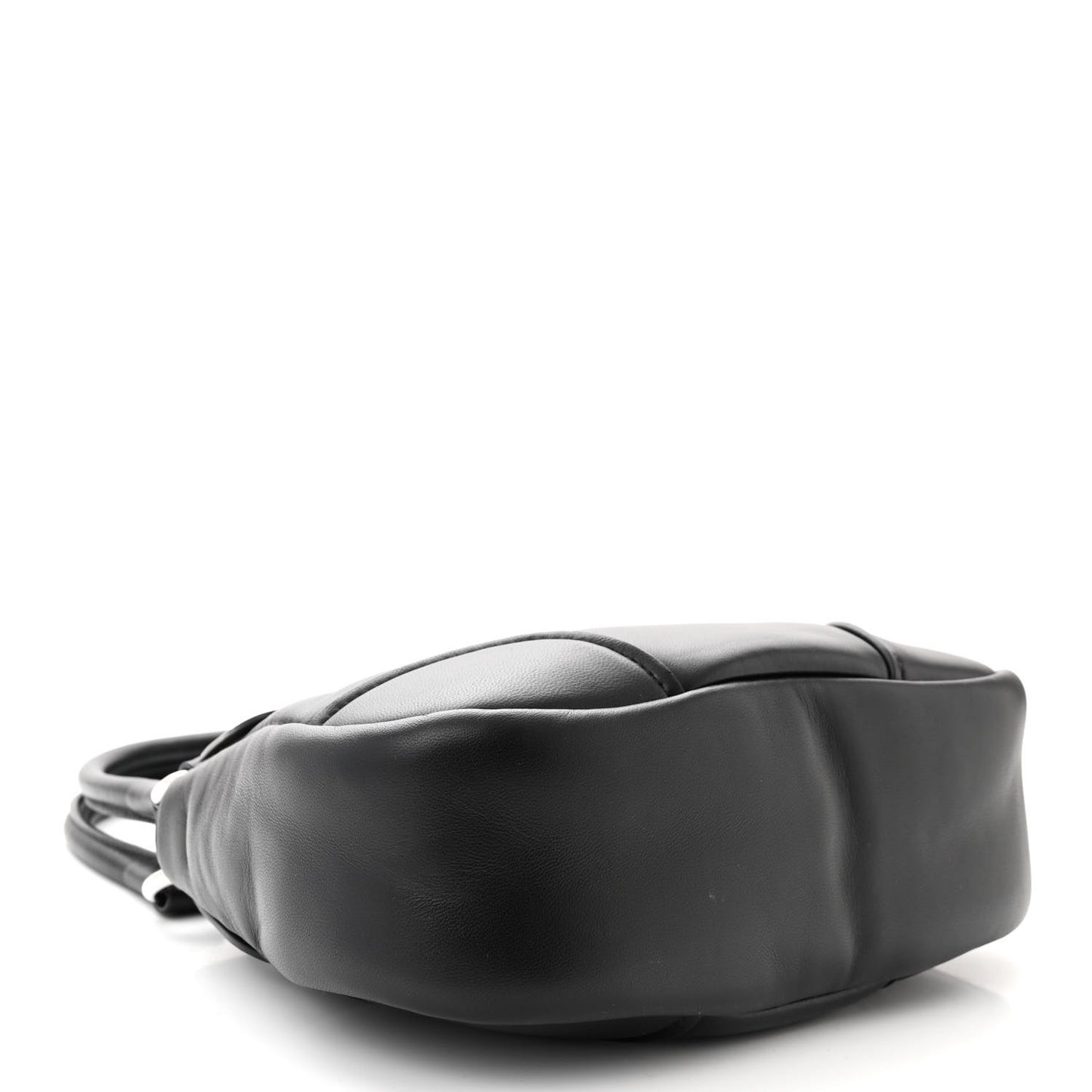 Nappa Soft Padded Re-Edition 2002 Moon Bag Black