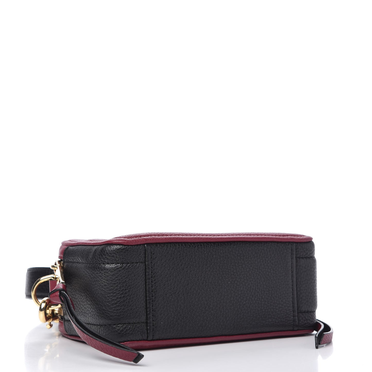 Supple Natural Grain Calfskin Softshot 21 Crossbody Bag Burgundy