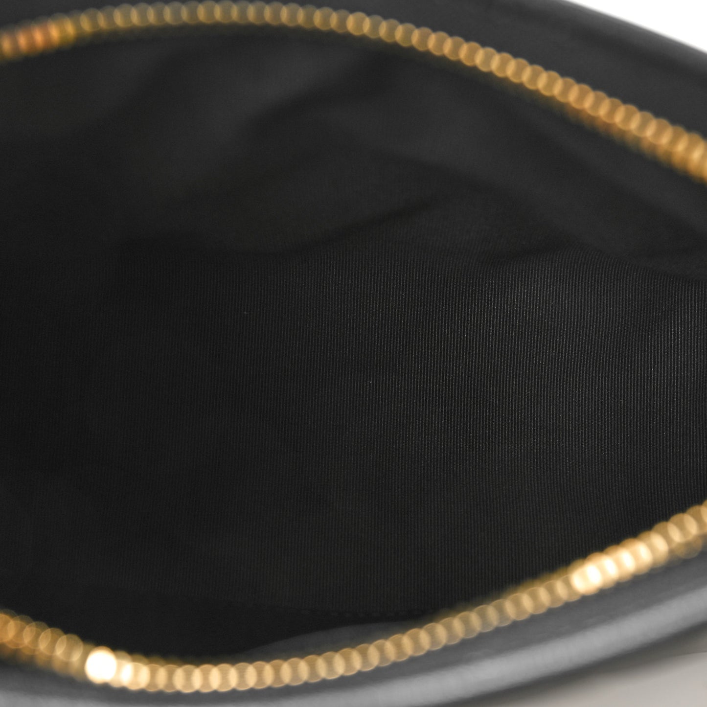 Shiny Crumpled Lambskin Quilted Small CC Funky Town Hobo Black
