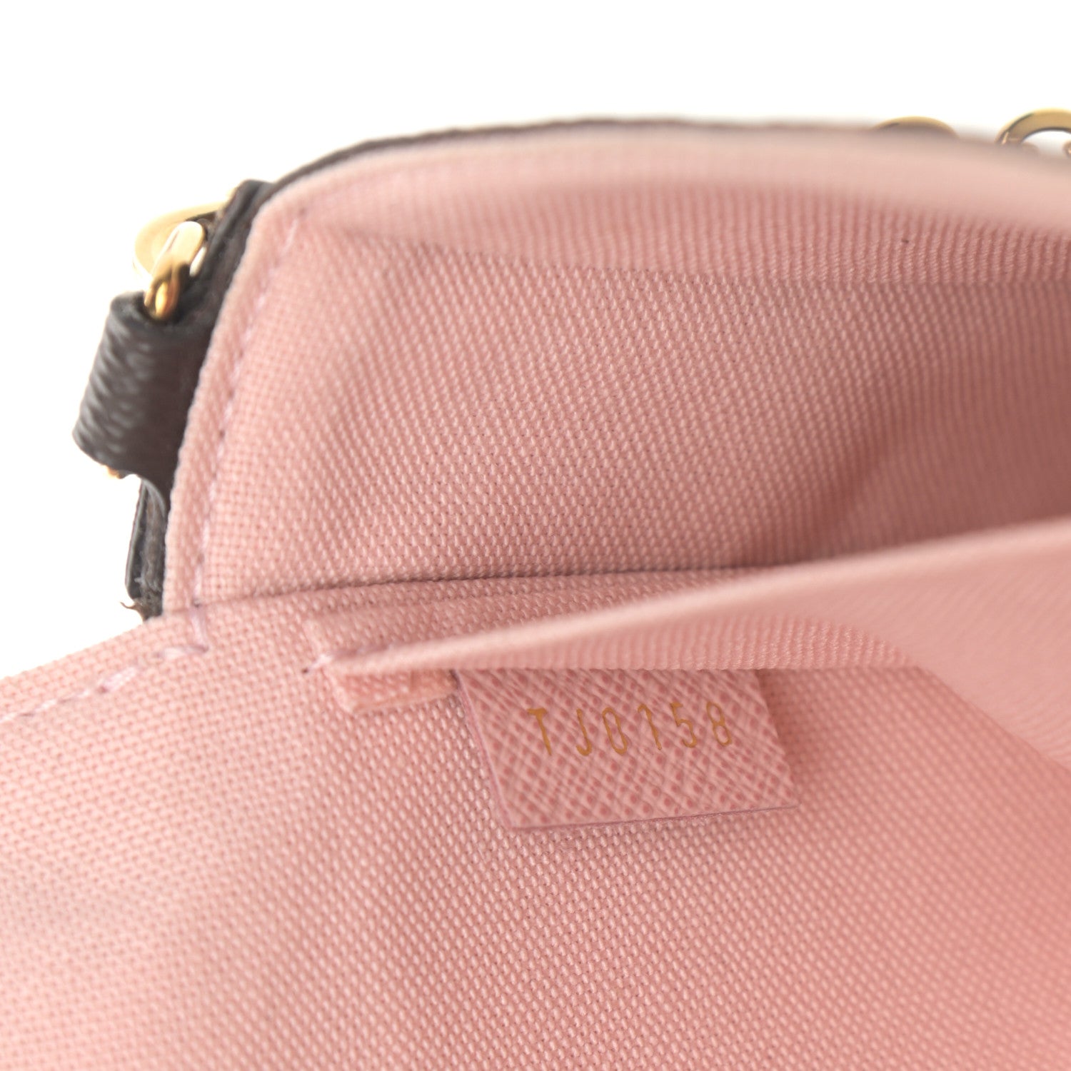 Louis Vuitton Monogram Valentine Dog Pochette Felicie Chain Wallet 9 of 15