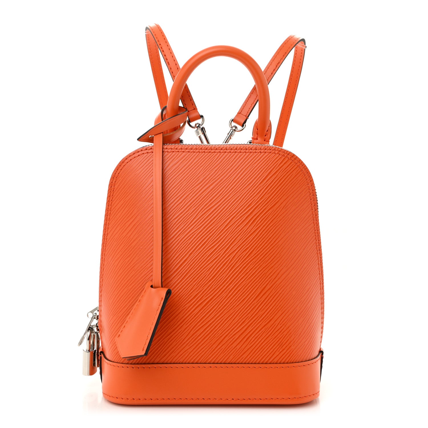 louis vuitton backpack red inside Louis Vuitton Epi Alma Backpack Orange 1723385 – FASHIONPHILE