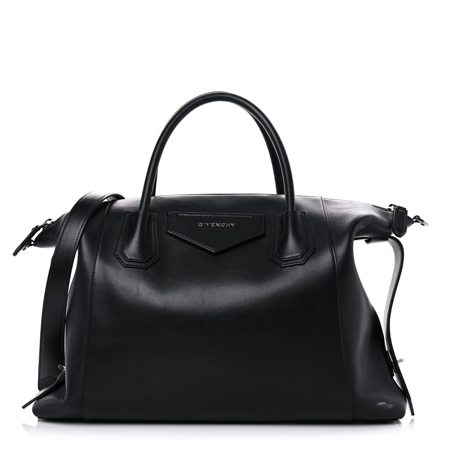 Smooth Calfskin Medium Soft Antigona Black