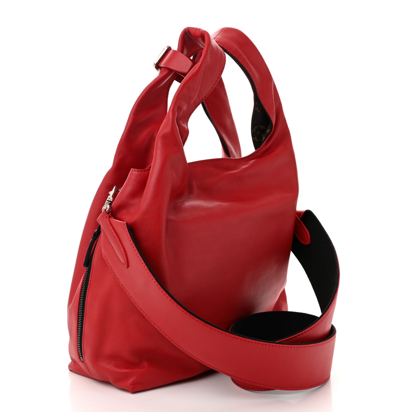 Calfskin Monogram Atlantis PM Red