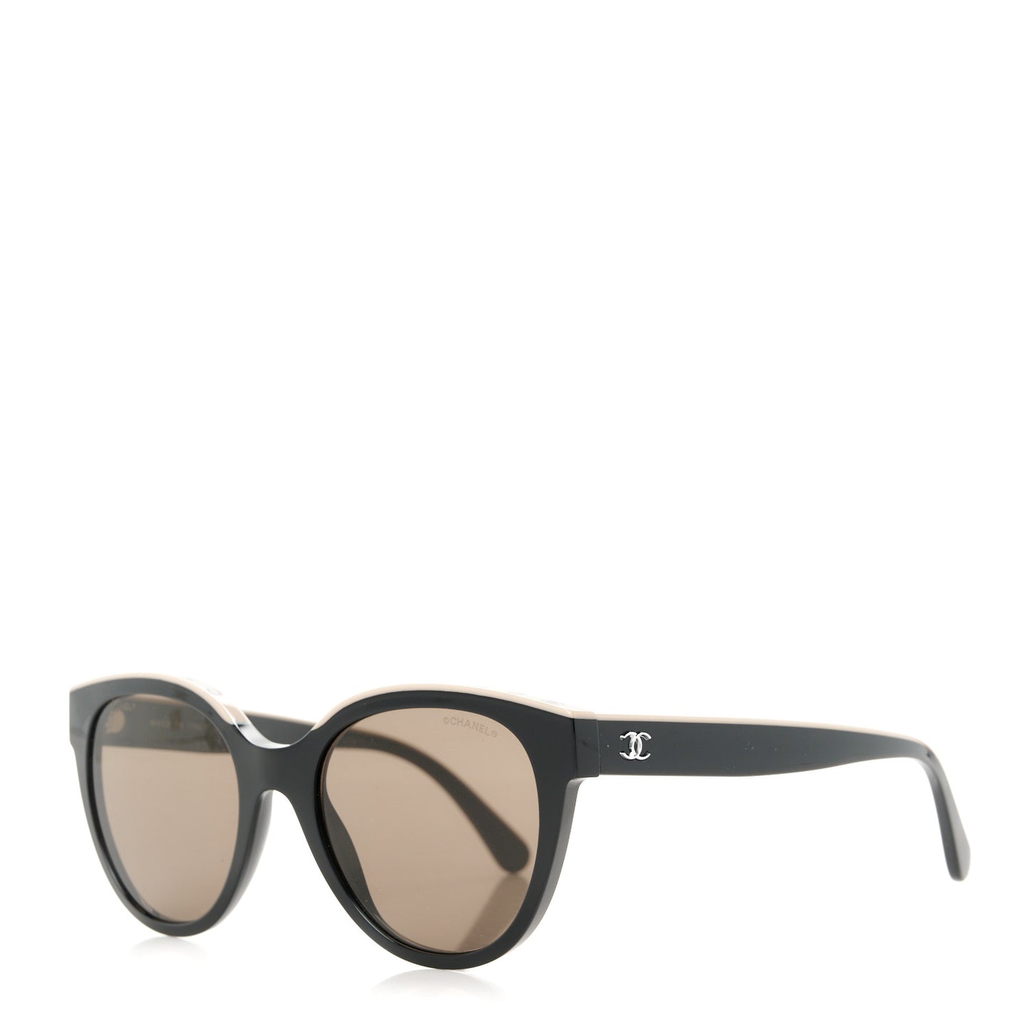 Acetate CC Butterfly Sunglasses 5414 Black Beige