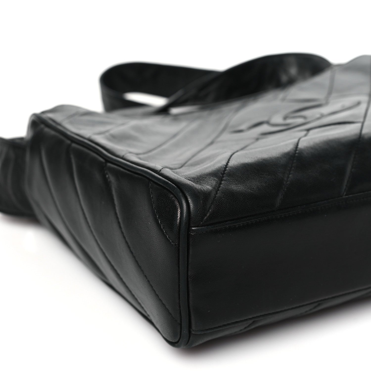 Chanel Lambskin Quilted CC Tassel Camera Case Black 10 of 12