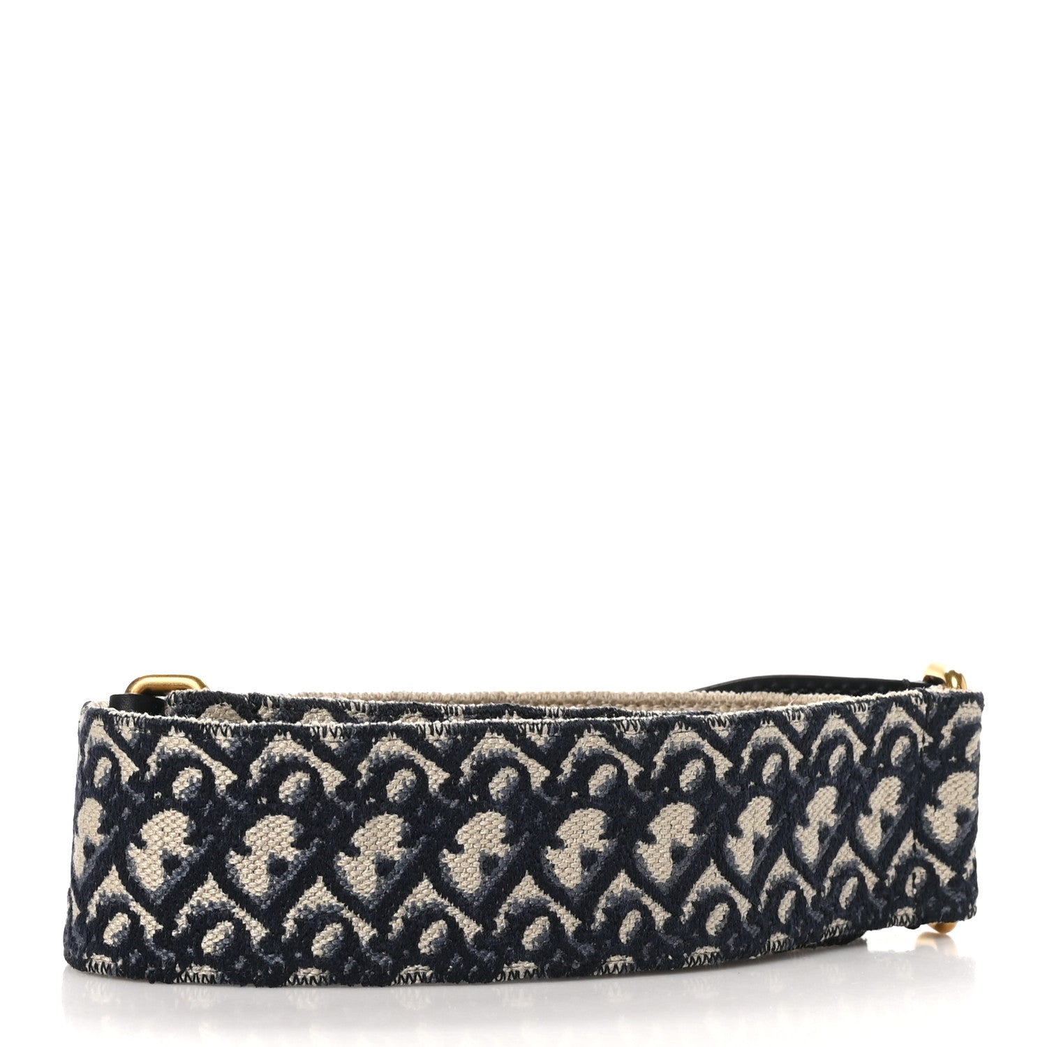 Christian Dior Oblique Shoulder Strap Blue 2 of 4