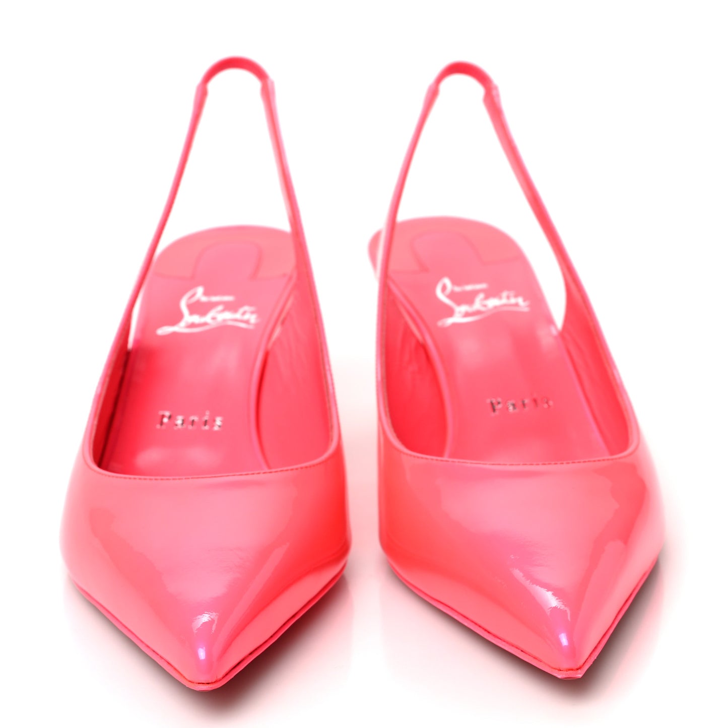 Patent Kate Sling 55 Pumps 38.5 Fluo Pink