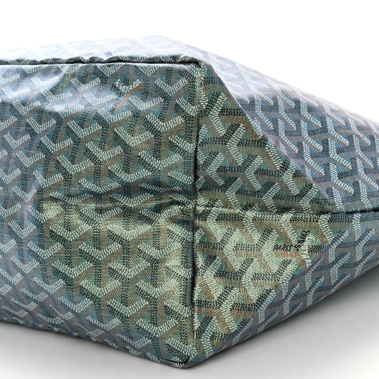 Iridescent Goyardine Saint Louis GM Pearly Green