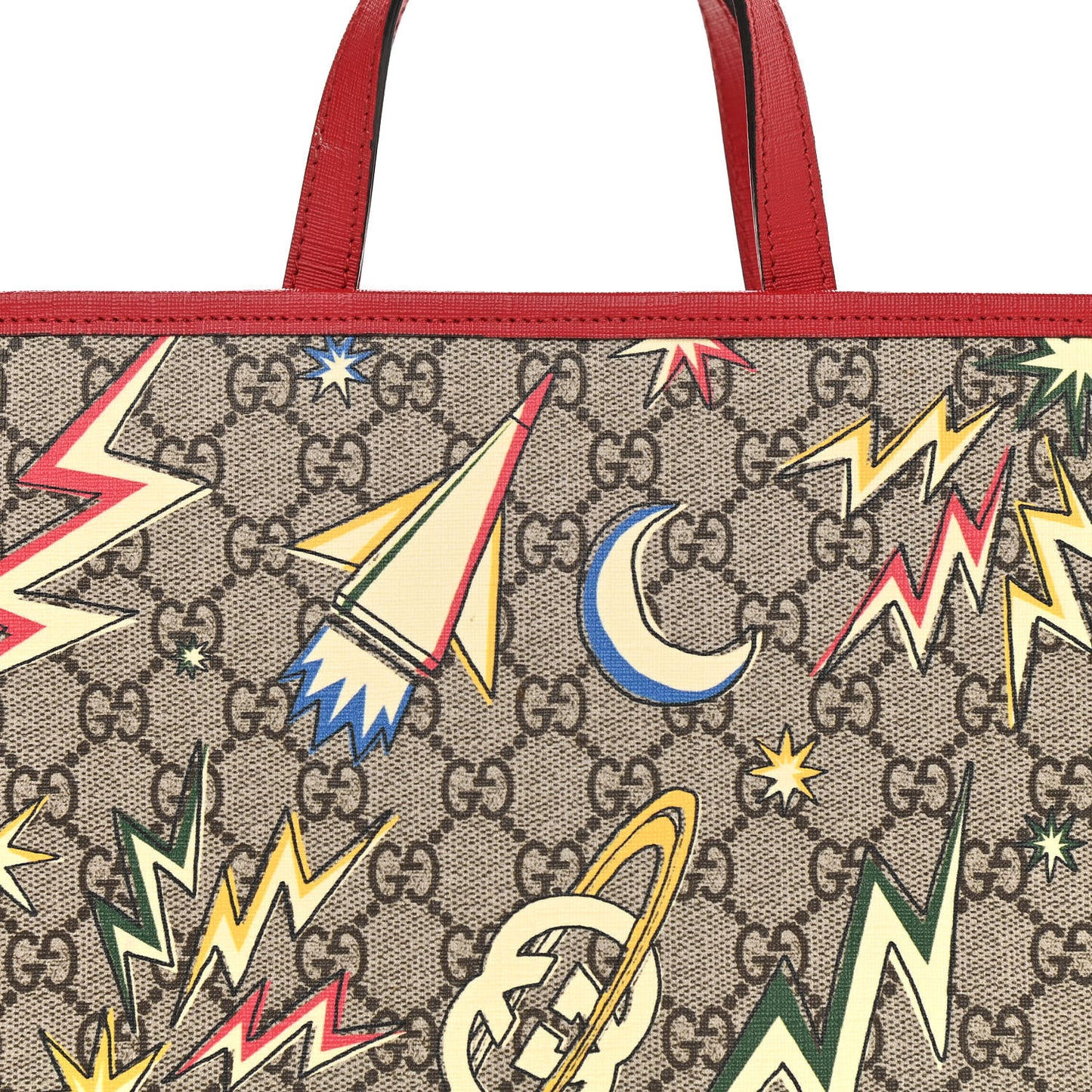 GG Supreme Monogram Space Childrens Tote